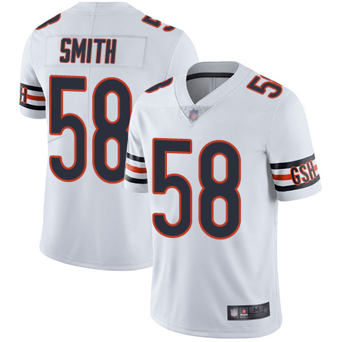 Chicago Bears Limited White Men Roquan Smith Road Jersey NFL Football #58 Vapor Untouchable